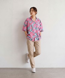 【INTERPLAY】Open Collar Minimal S/S Shirt