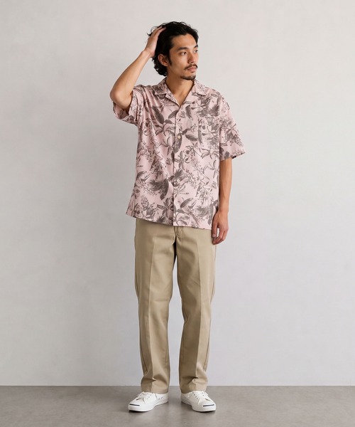 INTERPLAY(インタープレイ)の「【INTERPLAY】Open Collar Minimal S/S Shirt(シャツ/ブラウス・レディース・パープル/ネイビー系/レンガ/ピンク系その他/アイボリー/パープル系その他/サックスブルー/マスタード/サックスブルー系/ブラック・FREE)」の11枚目の写真