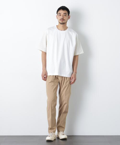 NANO universe（ナノユニバース）の「COOLMAX (R) テーパードスラックス（スラックス・メンズ・ベージュ/カーキ/チャコール・M/S/L）」の15枚目の写真