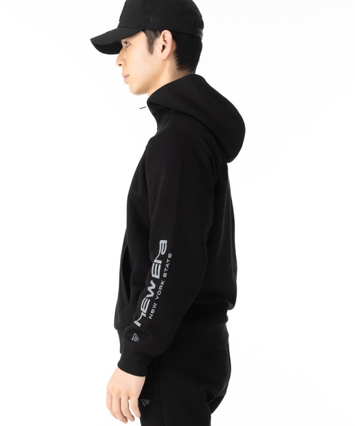 NEW ERA(ニューエラ)の「ニューエラ パフォーマンスアパレル テックスウェットフルジップパーカー(パーカー・メンズ・ブラック・S/XXL/XL/L/M)」の3枚目の写真