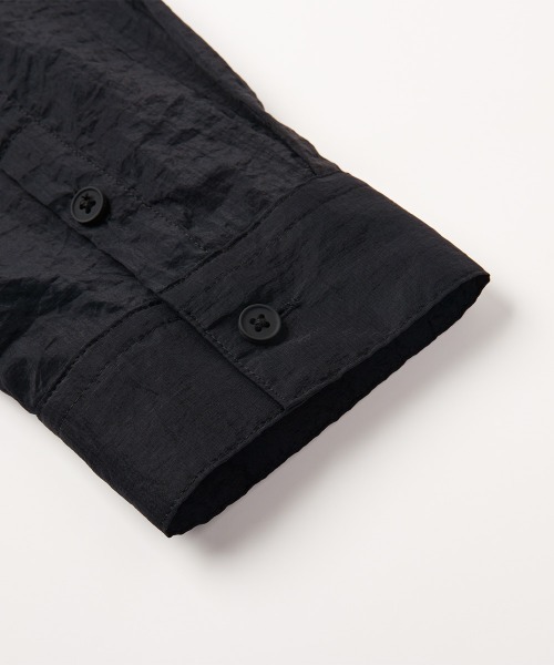 MODE COMMUTER(モードコミューター)の「Textured Calmness Shirt(シャツ/ブラウス・メンズ・ブラック/グレー・SMALL/MEDIUM/LARGE)」の20枚目の写真