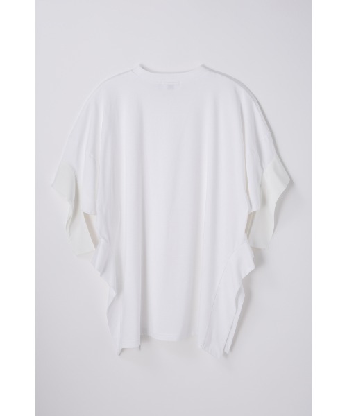 nagonstans(ナゴンスタンス)の「open curve t-shirt(Tシャツ/カットソー・レディース・チャコールグレー/ホワイト・MEDIUM)」の3枚目の写真