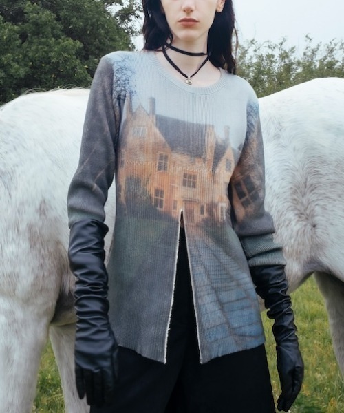 sahara（サハラ）の「【26AW PRE ORDER】Landscape Art Knit（ニット/セーター・レディース・その他1/その他4/その他2/その他3・FREE）」の3枚目の写真