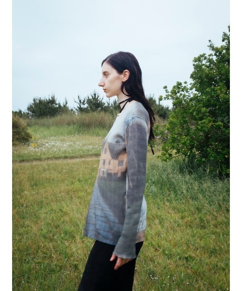 sahara（サハラ）の「【26AW PRE ORDER】Landscape Art Knit（ニット/セーター・レディース・その他1/その他4/その他2/その他3・FREE）」の6枚目の写真
