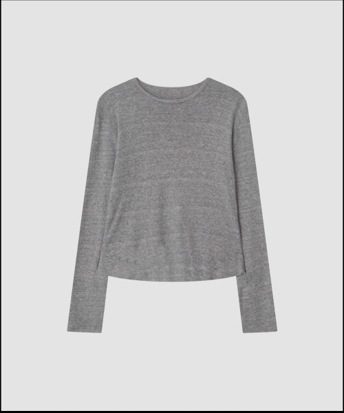 THE LILLE(ザ リル)の「Snow Round T_Gray(Tシャツ/カットソー・レディース・その他・FREE)」の2枚目の写真