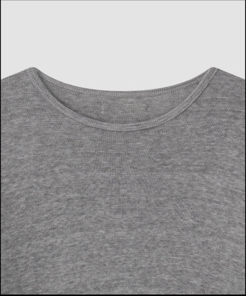THE LILLE(ザ リル)の「Snow Round T_Gray(Tシャツ/カットソー・レディース・その他・FREE)」の4枚目の写真
