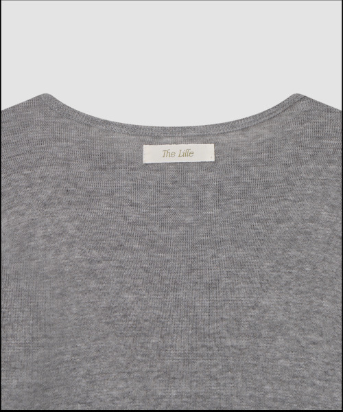 THE LILLE(ザ リル)の「Snow Round T_Gray(Tシャツ/カットソー・レディース・その他・FREE)」の5枚目の写真
