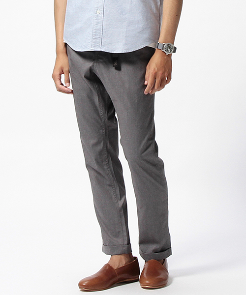 Gramicci（グラミチ）の「GRAMICCI×BEAMS / 別注 スラックス イージーパンツ 16SS（その他パンツ・メンズ・ネイビー/グレー・LARGE/SMALL/MEDIUM）」の2枚目の写真