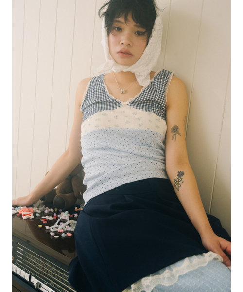 SHAKIRI(シャキリ)の「ポジレーストップ(ブルー)(Tシャツ/カットソー・レディース・その他・FREE)」の1枚目の写真
