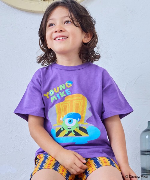 Disney(ディズニー)の「【別注】ディズニープリント半袖Tシャツ(Tシャツ/カットソー・キッズ・イエロー/ライトブルー/パープル/オフホワイト/ホワイト系その他/オレンジ/ピンク/レッド/チャコール/杢グレー・100/150/90/130/80/110/95/140/120)」の6枚目の写真