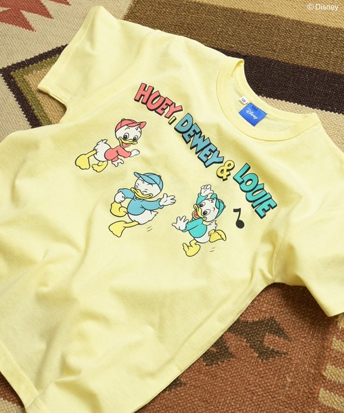 Disney(ディズニー)の「【別注】ディズニープリント半袖Tシャツ(Tシャツ/カットソー・キッズ・イエロー/ライトブルー/パープル/オフホワイト/ホワイト系その他/オレンジ/ピンク/レッド/チャコール/杢グレー・100/150/90/130/80/110/95/140/120)」の7枚目の写真