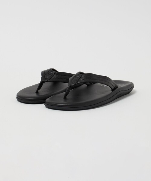 ISLAND SLIPPER（アイランドスリッパ）の「＜ISLAND SLIPPER＞レザー トング サンダル（サンダル・メンズ・ブラック・8/10/9）」の3枚目の写真