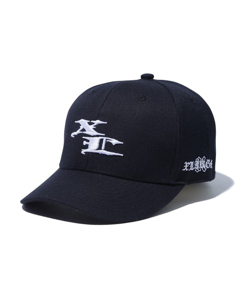 XLARGE(エクストララージ)の「OLD ENGLISH CAP(キャップ・メンズ・ブラック/ブルー/グレー・M/L)」の2枚目の写真