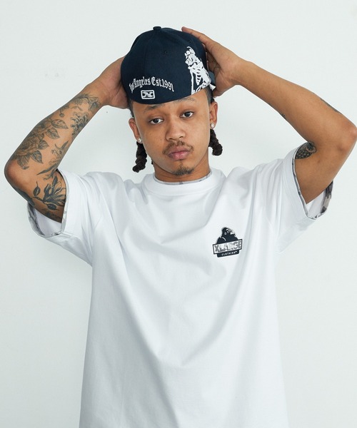 XLARGE(エクストララージ)の「OLD ENGLISH CAP(キャップ・メンズ・ブラック/ブルー/グレー・M/L)」の9枚目の写真