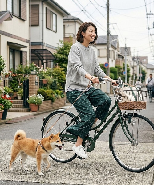 BACKYARD FAMILY(バックヤードファミリー)の「JoliJoli レイニーサニーデイプレイパンツ(その他パンツ・レディース・ブラック系その他/ベージュ系その他/グリーン系その他2/ブルー系その他/グリーン系その他/ブラック系その他2・FREE)」の12枚目の写真