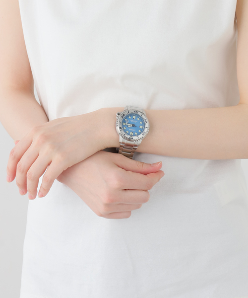 CITIZEN(シチズン)の「CITIZEN PROMASTER MARINE BN0165-55L(アナログ腕時計・レディース・シルバー・FREE)」の10枚目の写真
