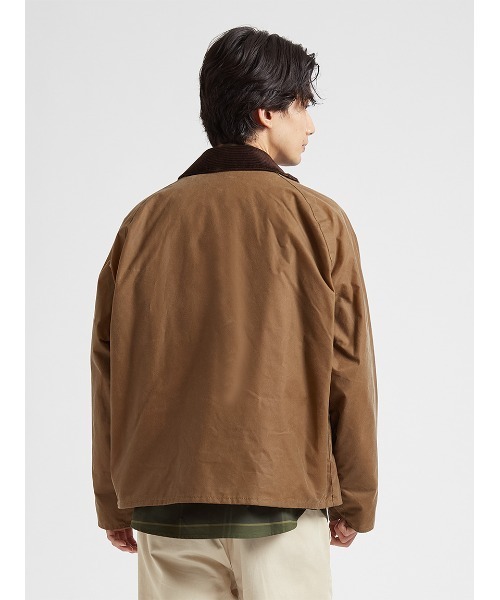 Barbour(バブアー)の「【TRANSPORT / トランスポート】ワックス ショート ジャケット オーバーサイズフィット(ブルゾン・メンズ・グリーン/グレー/ブラック/ベージュ・40/32/42/34/36/38)」の9枚目の写真