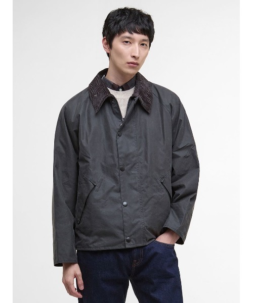 Barbour(バブアー)の「【TRANSPORT / トランスポート】ワックス ショート ジャケット オーバーサイズフィット(ブルゾン・メンズ・グリーン/グレー/ブラック/ベージュ・40/32/42/34/36/38)」の11枚目の写真