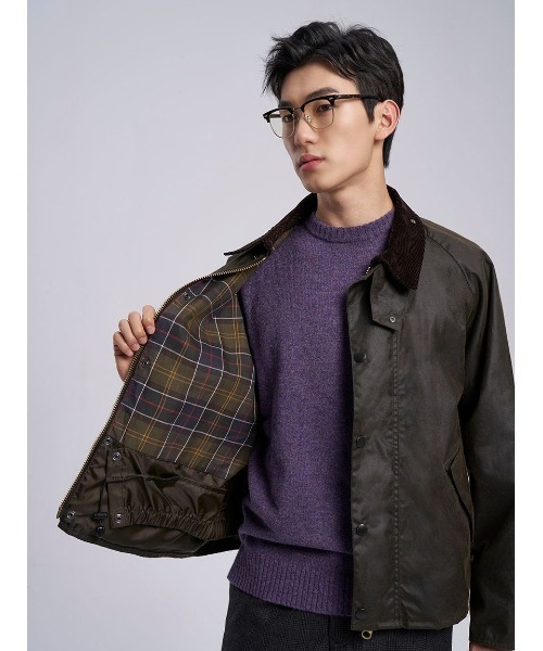 Barbour(バブアー)の「【TRANSPORT / トランスポート】ワックス ショート ジャケット オーバーサイズフィット(ブルゾン・メンズ・グリーン/グレー/ブラック/ベージュ・40/32/42/34/36/38)」の20枚目の写真