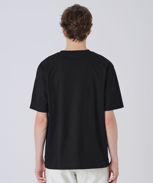 BLACK LABEL CRESTBRIDGE（ブラックレーベル・クレストブリッジ）の「パネルパナマサッカーチェックTシャツ（Tシャツ/カットソー・メンズ・オフホワイト/ブラック・XL/L/M）」の6枚目の写真