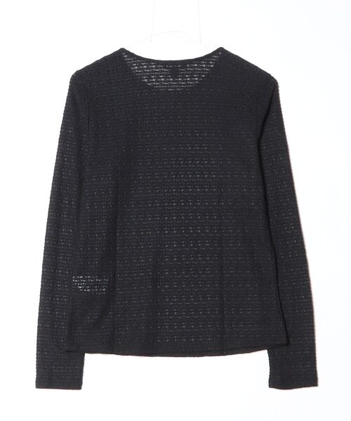 BANANA REPUBLIC FACTORY STORE(バナナリパブリック ファクトリーストア)の「BANANA REPUBLIC FACTORY STORE シアージャカードTシャツ(Tシャツ/カットソー・レディース・ブラック/グリーン・M/L/XS/S)」の7枚目の写真