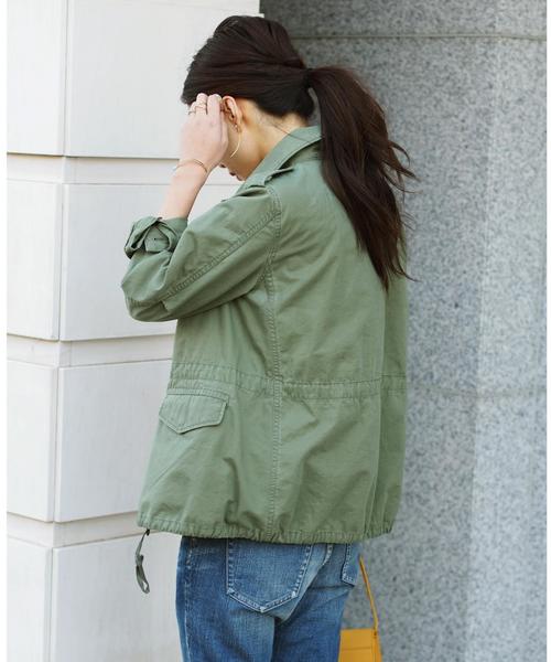 Jewel Changes(ジュエルチェンジズ)の「【WEB限定】○JC C ミリタリー ブルゾン / ミリタリージャケット(ミリタリージャケット・レディース・オリーブ・フリ-)」の12枚目の写真