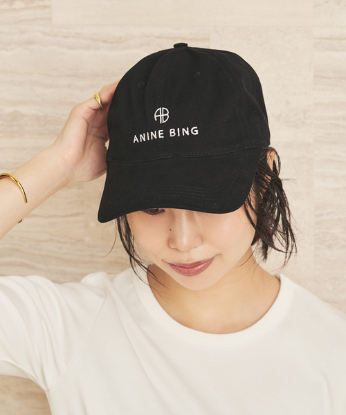 plage(プラージュ)の「ANINE BING / アニービン JEREMY BASEBALL キャップ(キャップ・レディース・ブラック/タン・FREE)」の13枚目の写真