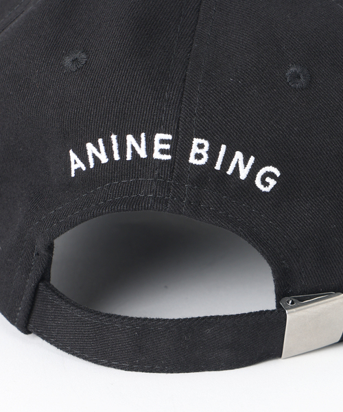 plage(プラージュ)の「ANINE BING / アニービン JEREMY BASEBALL キャップ(キャップ・レディース・ブラック/タン・FREE)」の4枚目の写真