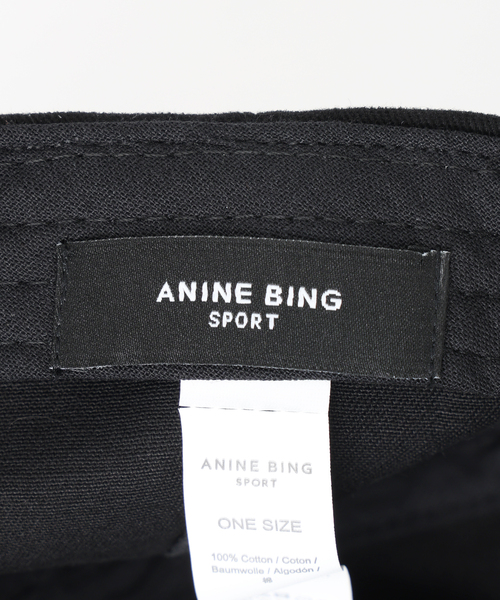 plage(プラージュ)の「ANINE BING / アニービン JEREMY BASEBALL キャップ(キャップ・レディース・ブラック/タン・FREE)」の8枚目の写真