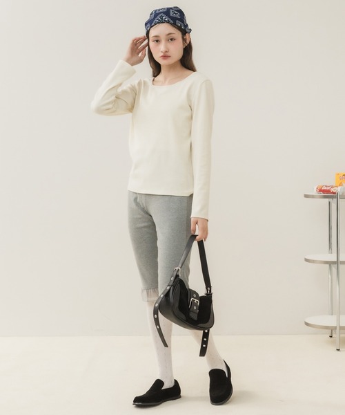 HEILIS(ヘイリス)の「ベルトミニショルダーバッグ / ショルダーバッグ レディース ミニバッグ ハンドバッグ 2WAY フェイクスウェード 合皮 配色 ベルトデザイン 斜め掛け 肩掛け 韓国 春服 秋服 冬服(ハンドバッグ・レディース・キャメル/ブラウン/ブラック・FREE)」の22枚目の写真