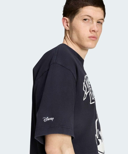 adidas（アディダス）の「adidas Disney ミッキーマウス ドリーム　Tシャツ / アディダスオリジナルス adidas Originals（Tシャツ/カットソー・メンズ・ブラック・LARGE/X-LARGE/MEDIUM/SMALL/X-SMALL/XX-LARGE/3XL）」の4枚目の写真