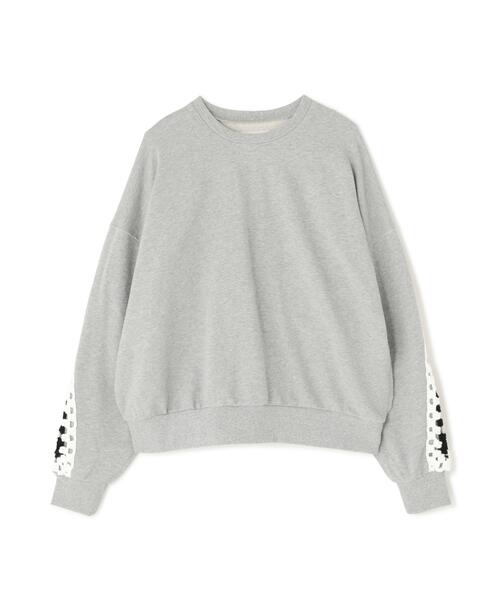 DISCOVERED(ディスカバード)の「DISCOVERED(ディスカバード)別注CROCHET SLEEVE SWEAT(UNISEX)(スウェット・メンズ・ブラック/その他24/グレー・3/1)」の14枚目の写真