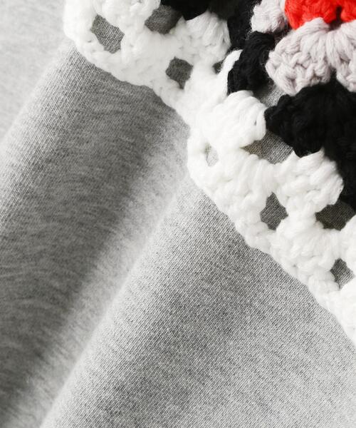 DISCOVERED(ディスカバード)の「DISCOVERED(ディスカバード)別注CROCHET SLEEVE SWEAT(UNISEX)(スウェット・メンズ・ブラック/その他24/グレー・3/1)」の16枚目の写真