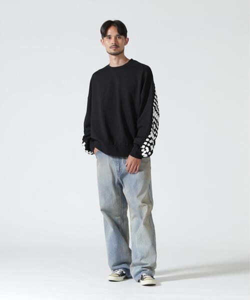 DISCOVERED(ディスカバード)の「DISCOVERED(ディスカバード)別注CROCHET SLEEVE SWEAT(UNISEX)(スウェット・メンズ・ブラック/その他24/グレー・3/1)」の20枚目の写真
