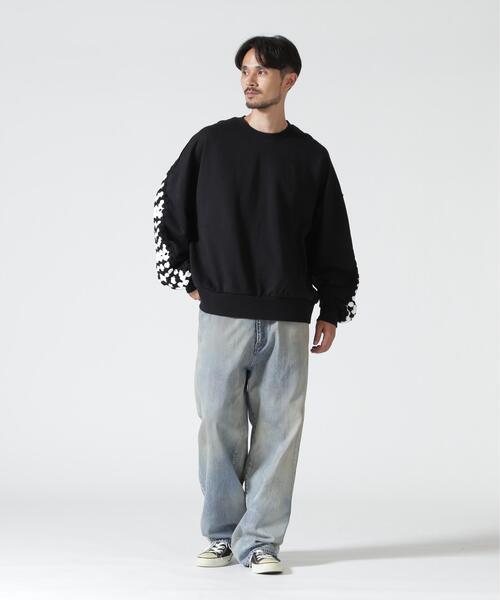 DISCOVERED(ディスカバード)の「DISCOVERED(ディスカバード)別注CROCHET SLEEVE SWEAT(UNISEX)(スウェット・メンズ・ブラック/その他24/グレー・3/1)」の21枚目の写真