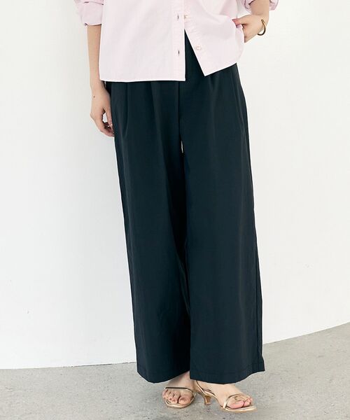 le.coeur blanc(ルクールブラン)の「【撥水・UV】2タックパンツ(その他パンツ・レディース・カーキオリーブ/ブラック/ベージュ・38/36)」の22枚目の写真