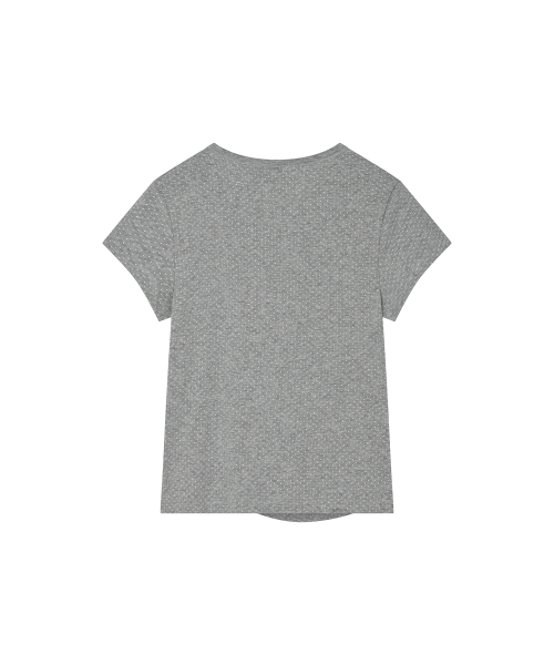LMR(エルエムアール)の「ドットシャーリング半袖TシャツGREY(Tシャツ/カットソー・レディース・ライトグレー・SMALL/MEDIUM)」の8枚目の写真