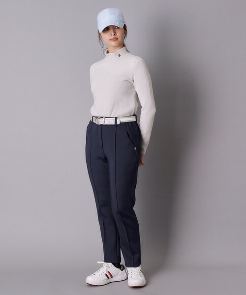 adabat(アダバット)の「スムースジャージピンタックパンツ(その他パンツ・レディース・ネイビー/オフホワイト・38/36/42/40)」の18枚目の写真