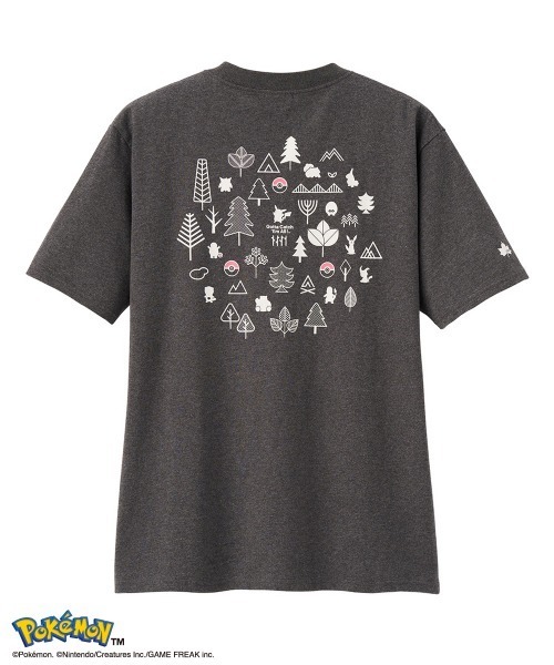 LOGOS(ロゴス)の「【LOGOS/ロゴス】ポケモンコラボ プリントTシャツ(Tシャツ/カットソー・メンズ・チャコールグレー/ホワイト・XS/S/M/L/XL)」の6枚目の写真