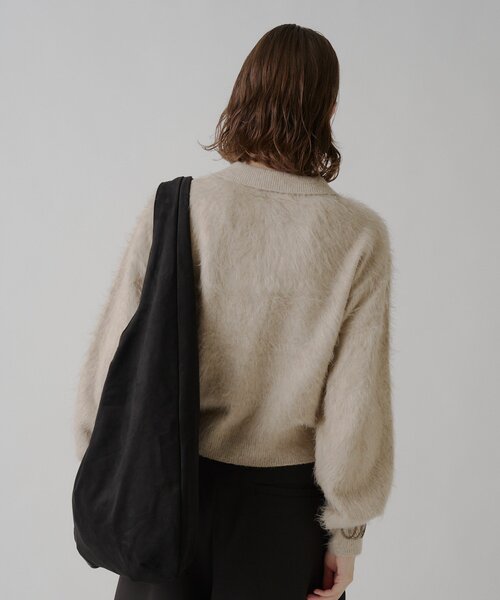 WHIMSIC(ウィムジック)の「【UNISEX】ヴィーガンレザーショルダーバック(ショルダーバッグ・メンズ・ブラック/キャメル・ONE SIZE)」の6枚目の写真