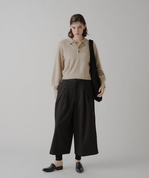 WHIMSIC(ウィムジック)の「【UNISEX】ヴィーガンレザーショルダーバック(ショルダーバッグ・メンズ・ブラック/キャメル・ONE SIZE)」の10枚目の写真
