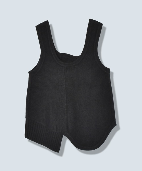 OMMO（オーエムエムオー）の「ASYMME KNIT VEST（ベスト・レディース・ホワイト/グレー/ブラック・F）」の19枚目の写真