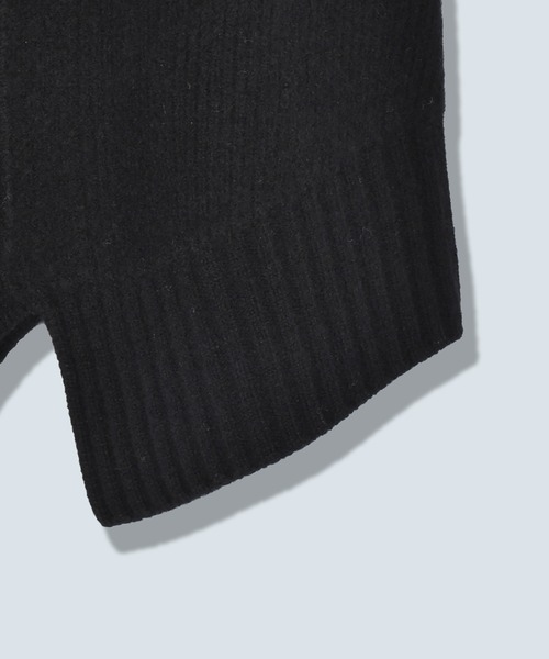 OMMO（オーエムエムオー）の「ASYMME KNIT VEST（ベスト・レディース・ホワイト/グレー/ブラック・F）」の22枚目の写真