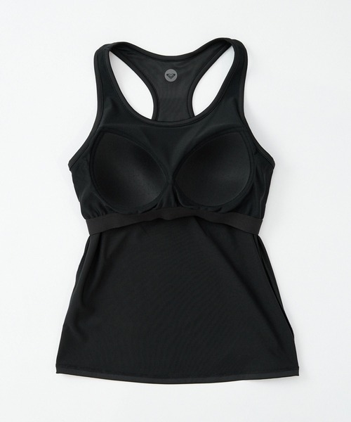 ROXY（ロキシー）の「ROXY FITNESS MY 1ST ROXY TANK VER2 タンクトップ /速乾/UVカット/水陸両用/ミディアムサポート 【2026年秋冬モデル】/ロキシー（タンクトップ・レディース・ピンク/グレー/カーキ/ブラック・SMALL/MEDIUM/LARGE）」の7枚目の写真