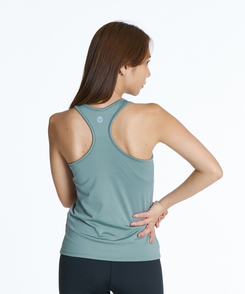 ROXY（ロキシー）の「ROXY FITNESS MY 1ST ROXY TANK VER2 タンクトップ /速乾/UVカット/水陸両用/ミディアムサポート 【2026年秋冬モデル】/ロキシー（タンクトップ・レディース・ピンク/グレー/カーキ/ブラック・SMALL/MEDIUM/LARGE）」の11枚目の写真
