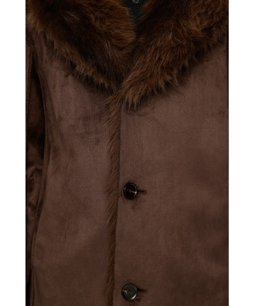 SLY(スライ)の「【AW PRE ORDER 第2弾】2WAY ANIMAL F/FUR SHORT JK 2ウェイアニマルフェイクファーショートジャケット 秋服 冬服 ファーコート リバーシブル(ブルゾン・レディース・ブラウン/アイボリー/マルチ・FREE)」の19枚目の写真