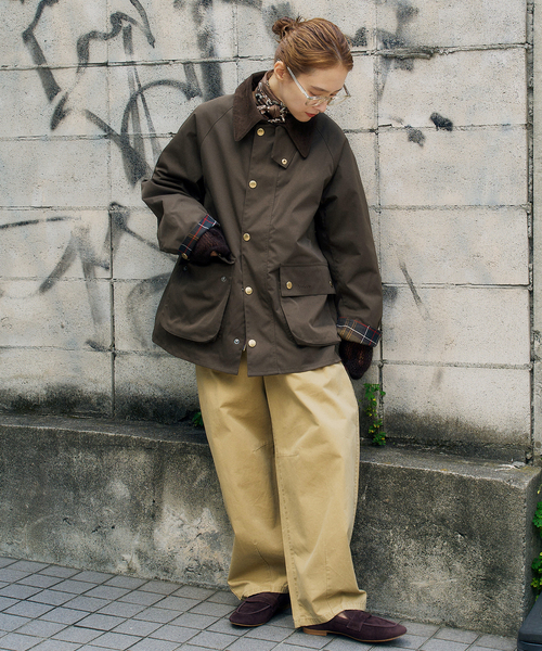 Spick & Span（スピックアンドスパン）の「《40周年 別注 / 》Barbour / バブアー for Spick & Span（その他アウター・レディース・ブラウン/ブラック・FREE）」の6枚目の写真