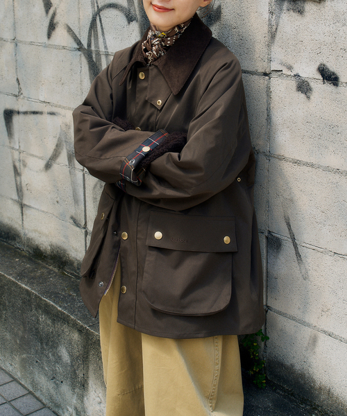 Spick & Span（スピックアンドスパン）の「《40周年 別注 / 》Barbour / バブアー for Spick & Span（その他アウター・レディース・ブラウン/ブラック・FREE）」の15枚目の写真