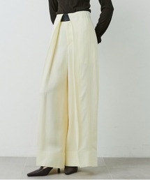 【CITY TOKYO/シティートウキョウ】Viscose Twill Flare Trousers/ヴィスコースフレアスラックス