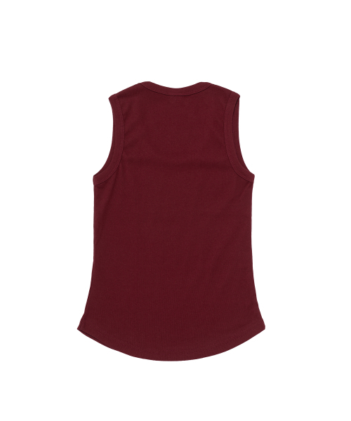 CARGOBROS FOR WOMAN(カーゴブロスフォーウィメン)の「アメリカンロゴスリムフィットスリーブレス(ワイン)(Tシャツ/カットソー・レディース・その他・FREE)」の6枚目の写真